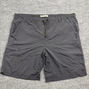 REI Swim Trunks‎ Mens XL Gray Drawstring Mesh Lined Beach Elastic Waist